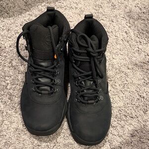 Timberland Women's Black Lace Up Boots